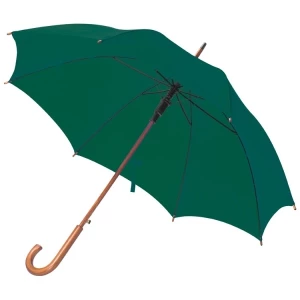 Parasol automatyczny, drewniany NANCY - ciemnozielony (GE-5131-99)