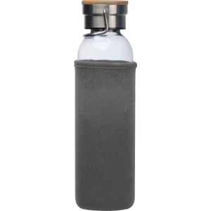 Szklana butelka 600 ml - szary - (GM-63181-07)
