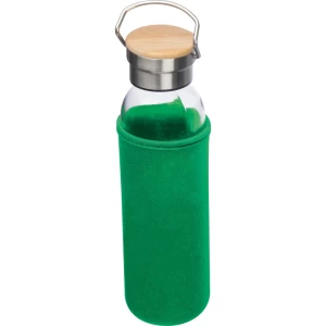 Szklana butelka 600 ml - zielony - (GM-63181-09)