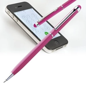 Długopis metalowy touch pen NEW ORLEANS - różowy (GE-3378-11)