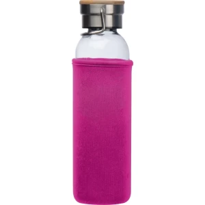Szklana butelka 600 ml - różowy - (GM-63181-11)