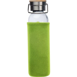 Szklana butelka 600 ml - jasnozielony - (GM-63181-29)