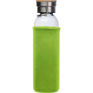 Szklana butelka 600 ml - jasnozielony - (GM-63181-29)