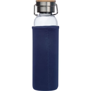 Szklana butelka 600 ml - granatowy - (GM-63181-44)