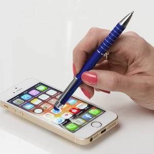 Długopis metalowy touch pen LUEBO - niebieski (GE-0418-04)