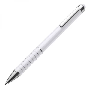 Długopis metalowy touch pen LUEBO - biały (GE-0418-06)