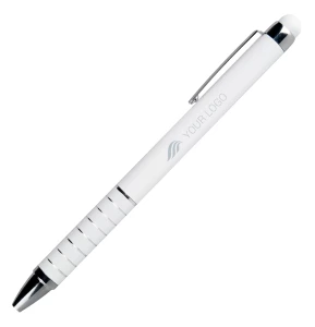 Długopis metalowy touch pen LUEBO - biały (GE-0418-06)