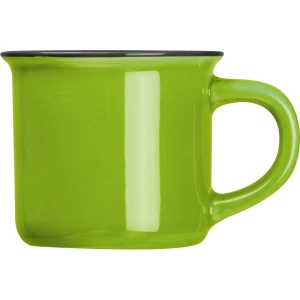 Kubek ceramiczny 60 ml - zielony - (GM-83843-09)