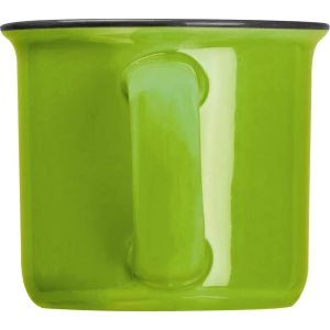 Kubek ceramiczny 60 ml - zielony - (GM-83843-09)