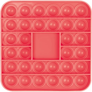 Zabawka push bubble pop-it - czerwony - (GM-93146-05)