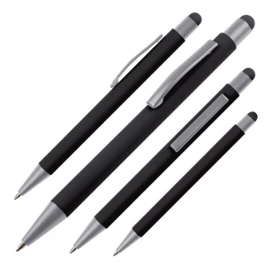 Długopis metalowy touch pen SALT LAKE CITY - czarny (GE-0934-03)