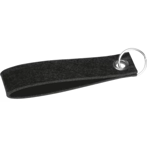 Filcowy brelok do kluczy - czarny - (GM-93235-03)