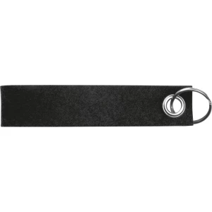 Filcowy brelok do kluczy - czarny - (GM-93235-03)