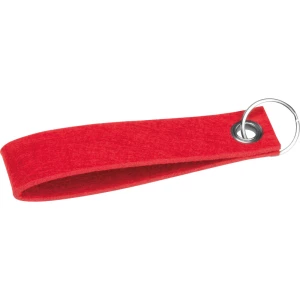 Filcowy brelok do kluczy - czerwony - (GM-93235-05)