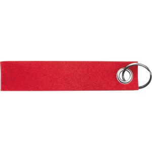 Filcowy brelok do kluczy - czerwony - (GM-93235-05)
