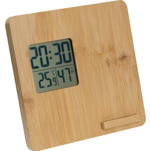 Stacja pogodowa z ładowarką indukcyjną - beżowy - (GM-33194-13)