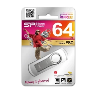 Pendrive F80 2,0 Silicon Power - szary (GE-EG8130-07 16GB)