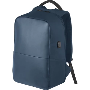 Plecak z USB - granatowy - (GM-61299-44)