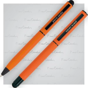 Zestaw piśmienniczy touch pen, soft touch CELEBRATION Pierre Cardin - pomarańczowy (GE-B040100-1IP310)