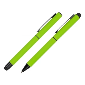 Zestaw piśmienniczy touch pen, soft touch CELEBRATION Pierre Cardin - jasnozielony (GE-B040100-7IP329)