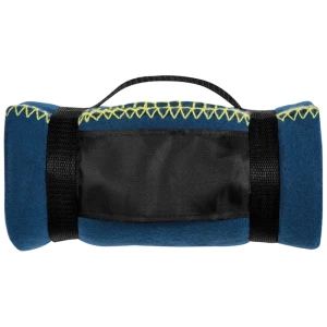 Koc polarowy z paskiem - granatowy - (GM-66902-44)