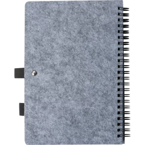 Flicowy notes A5 - szary - (GM-23744-07)