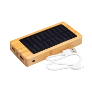 Powerbank Bamboo Bakersfield - beżowy (GE-2563-13)