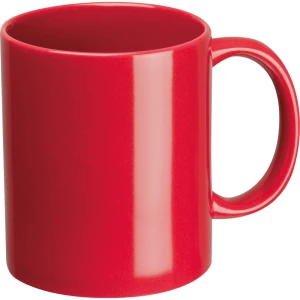 Kubek ceramiczny 300 ml - czerwony - (GM-83735-05)