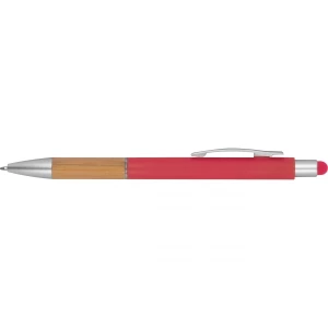 Długopis plastikowy touch pen Tripoli - czerwony (GE-2642-05)