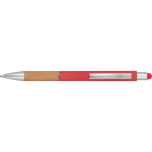 Długopis plastikowy touch pen Tripoli - czerwony (GE-2642-05)
