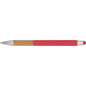 Długopis plastikowy touch pen Tripoli - czerwony (GE-2642-05)