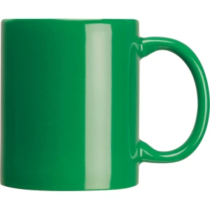 Kubek ceramiczny 300 ml - zielony - (GM-83735-09)