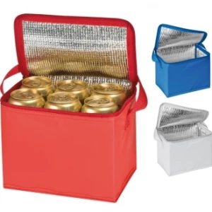 Torba termiczna na 6 puszek 0,5 l - czerwony - (GM-67104-05)