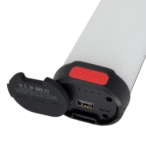 Solarna latarka z Power Bankiem 3000mAh - czarny (GE-EG05894-03)