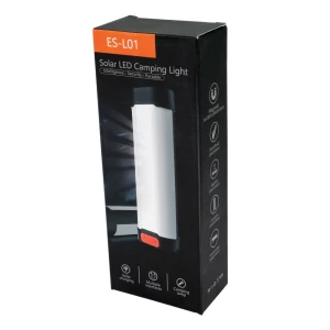 Solarna latarka z Power Bankiem 3000mAh - czarny (GE-EG05894-03)